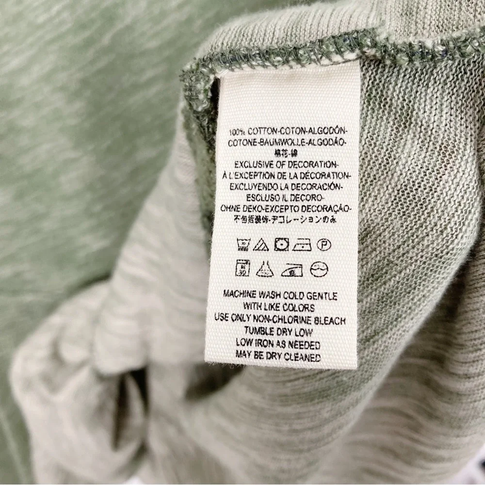 FP Beach Free People Light Green Knit Drop Waist Crochet Trim Dress Small